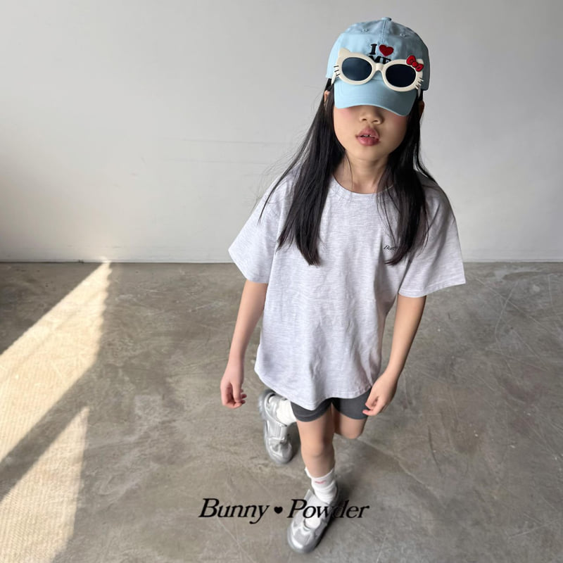 Bunny Powder - Korean Children Fashion - #fashionkids - Bunny Short Sleeve Tee - 3