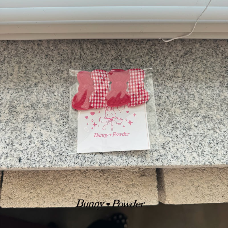 Bunny Powder - Korean Children Fashion - #fashionkids - Kiki Ribbon Pin - 3