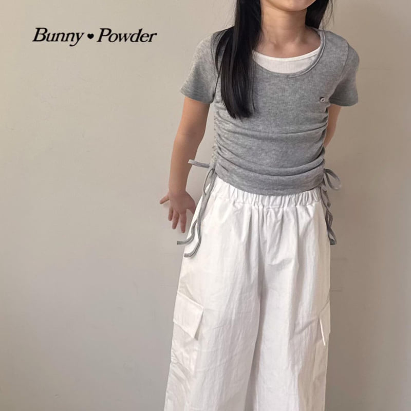 Bunny Powder - Korean Children Fashion - #fashionkids - Shirring Layered Tee - 11