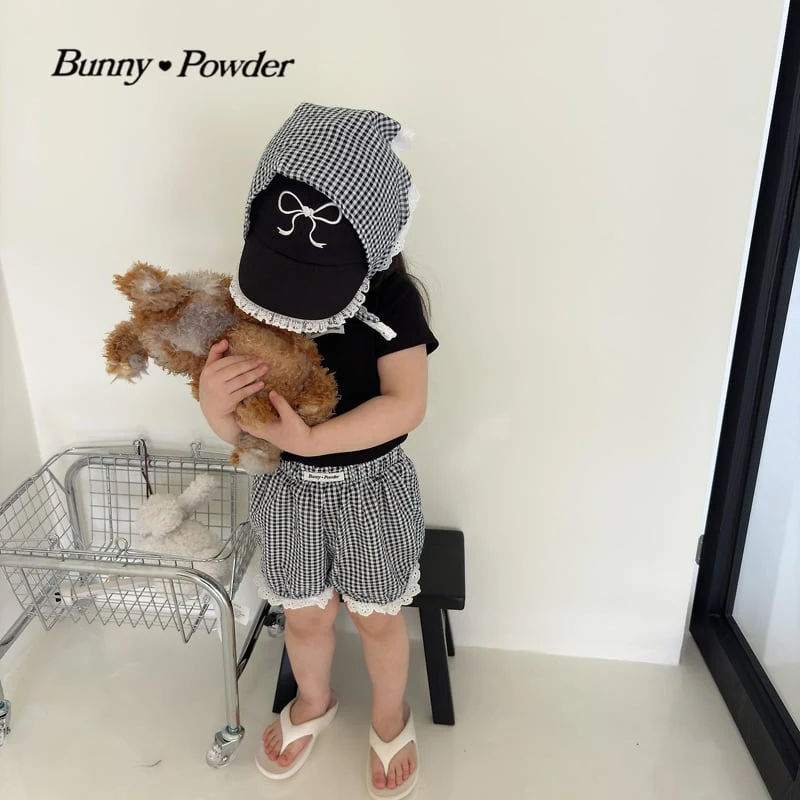 Bunny Powder - Korean Children Fashion - #fashionkids - Check Bloomer Pants - 10