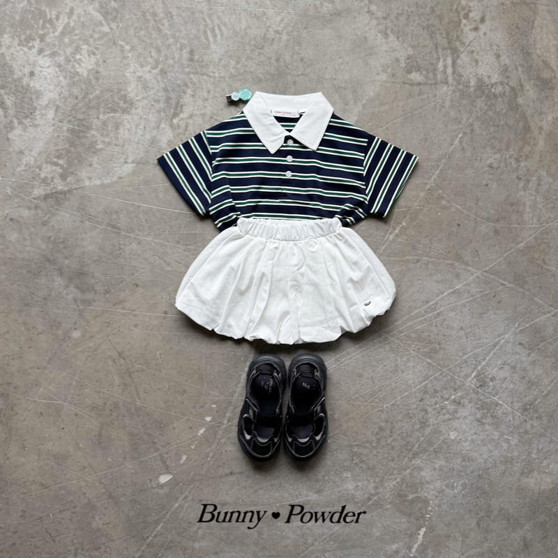 Bunny Powder - Korean Children Fashion - #fashionkids - Summer Collar Tee - 6