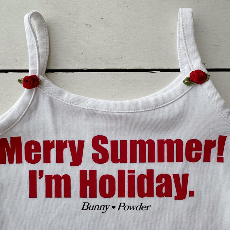 Bunny Powder - Korean Children Fashion - #kidsshorts - Merry Summer Sleeveless - 8