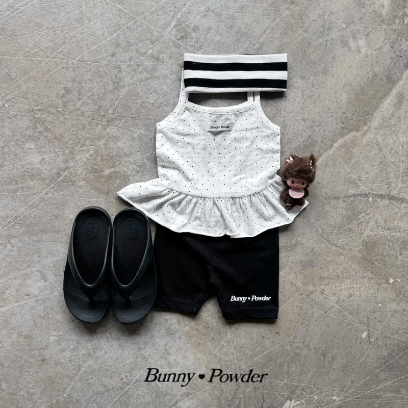 Bunny Powder - Korean Children Fashion - #kidsshorts - Dot Layered Sleeveless - 7