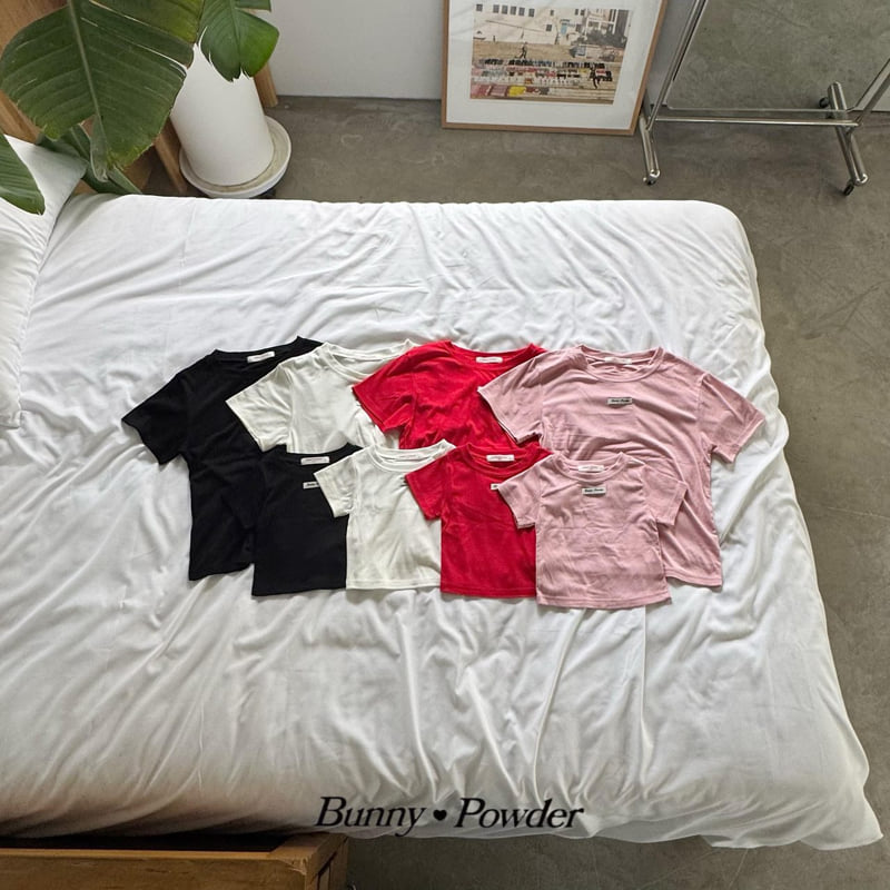 Bunny Powder - Korean Children Fashion - #kidsshorts - Dopamine Tee - 5