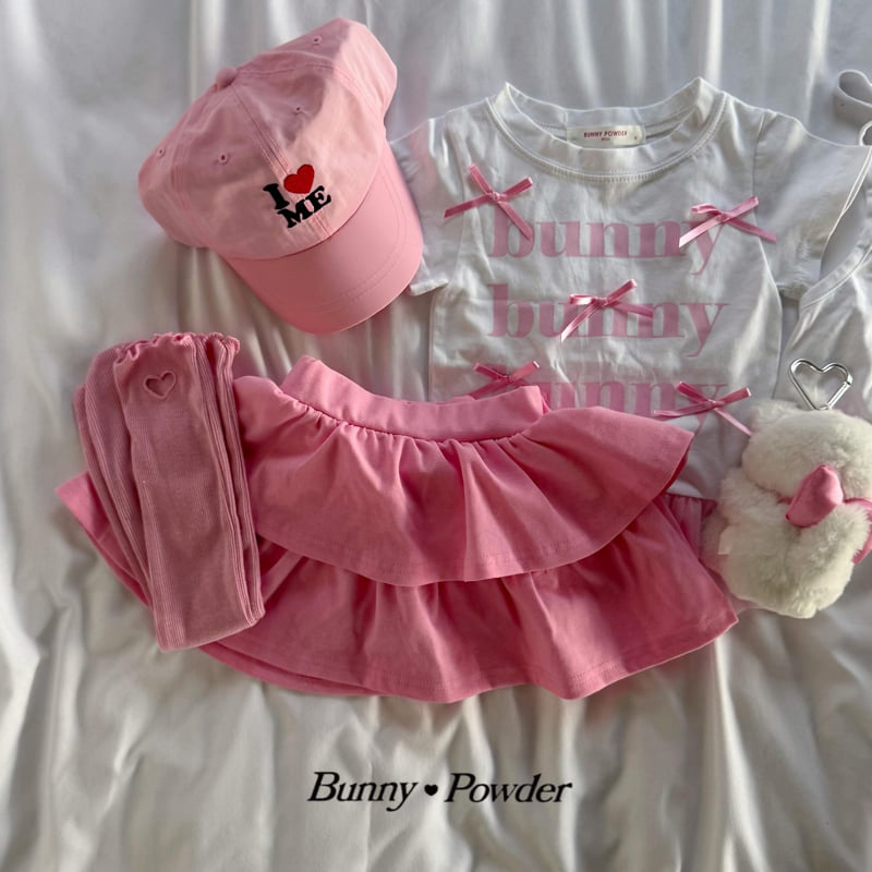 Bunny Powder - Korean Children Fashion - #kidsshorts - Ssesesse Tee - 2