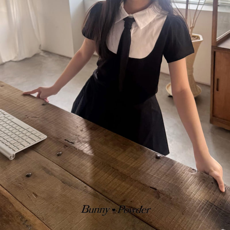Bunny Powder - Korean Children Fashion - #kidsshorts - Heart Tie - 6