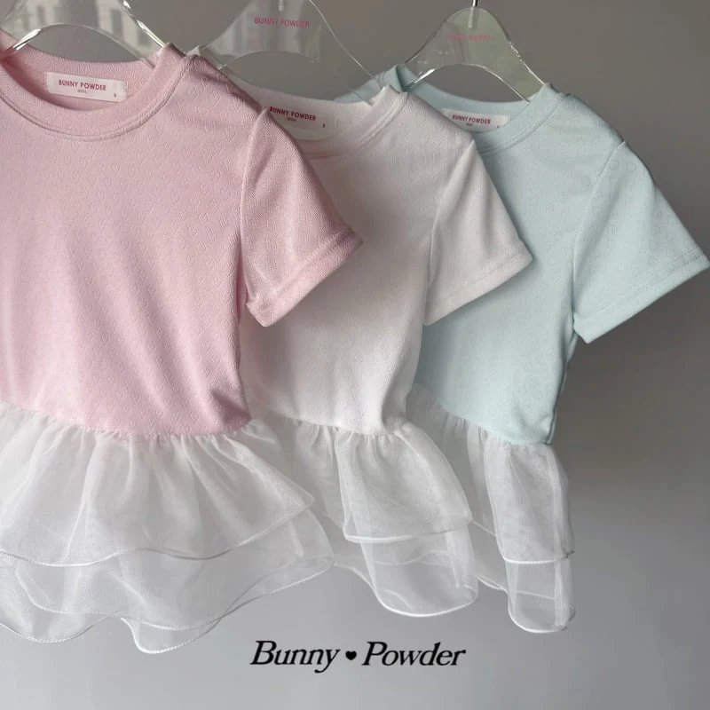 Bunny Powder - Korean Children Fashion - #kidsshorts - Heart Sha Tee - 8