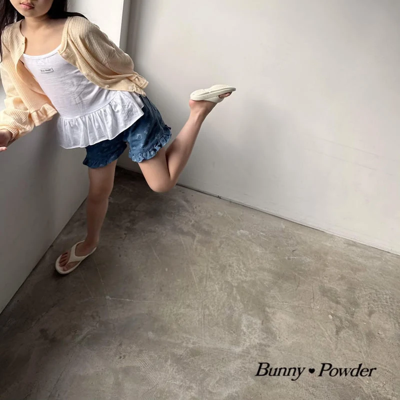 Bunny Powder - Korean Children Fashion - #kidsshorts - Layered Sleeveless - 10
