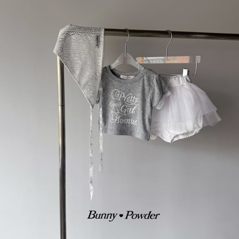 Bunny Powder - Korean Children Fashion - #kidsshorts - Lace Bandana - 10