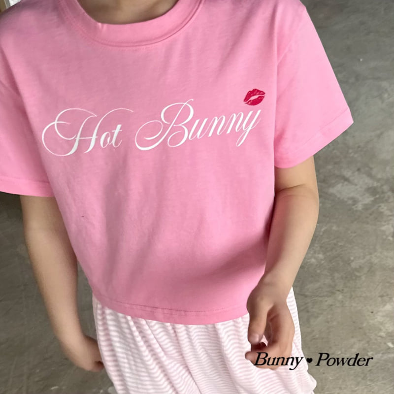 Bunny Powder - Korean Children Fashion - #kidsstore - Lips Tee - 12