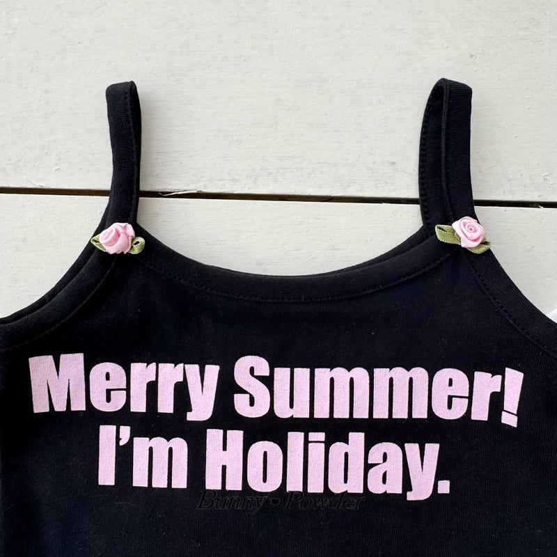 Bunny Powder - Korean Children Fashion - #kidsstore - Merry Summer Sleeveless - 9