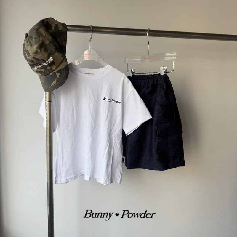 Bunny Powder - Korean Children Fashion - #kidsstore - Denim Cargo Bermuda Pants - 2