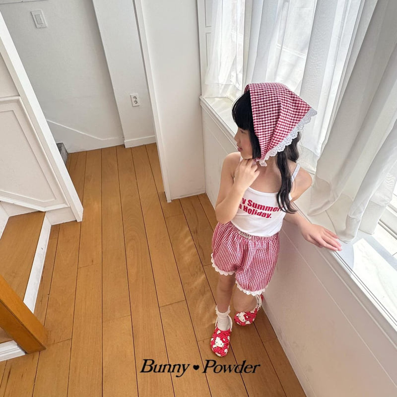 Bunny Powder - Korean Children Fashion - #kidsstore - Check Bandana - 9