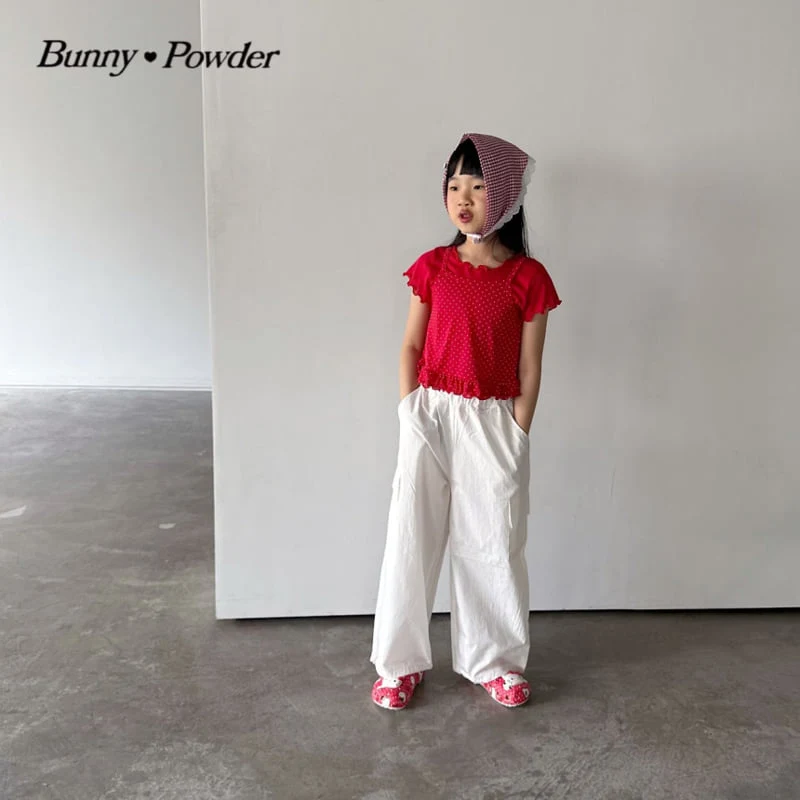 Bunny Powder - Korean Children Fashion - #kidsstore - Hearts Cargo Pants - 10