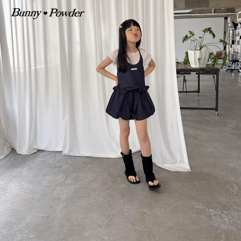 Bunny Powder - Korean Children Fashion - #kidsstore - Denim Balloon Skirt Pants - 10