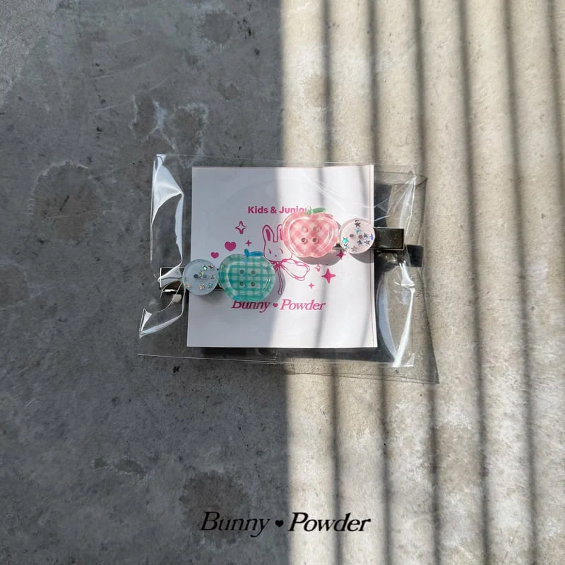 Bunny Powder - Korean Children Fashion - #kidsstore - Button Pin - 6