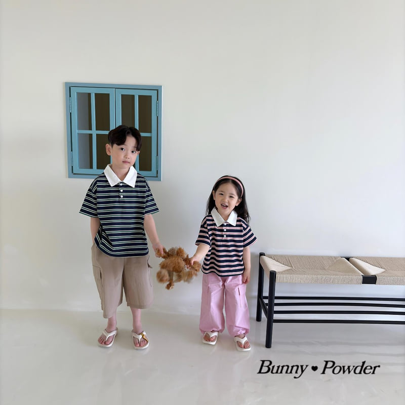 Bunny Powder - Korean Children Fashion - #kidsstore - Summer Collar Tee - 8