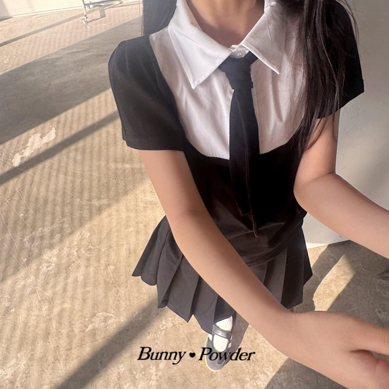 Bunny Powder - Korean Children Fashion - #kidsstore - Hatuha Shirt Tee - 6