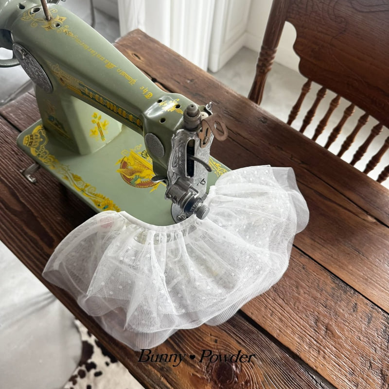 Bunny Powder - Korean Children Fashion - #kidzfashiontrend - Dot Can Layered Skirt - 5