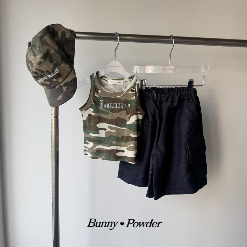Bunny Powder - Korean Children Fashion - #kidzfashiontrend - Denim Cargo Bermuda Pants - 3