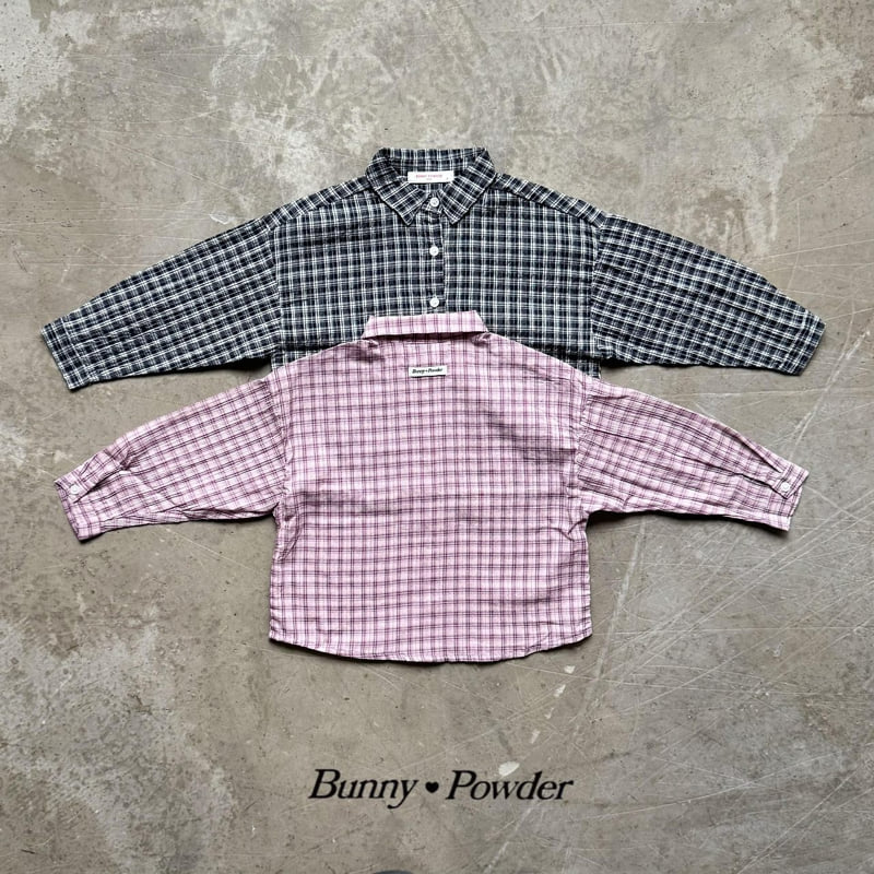 Bunny Powder - Korean Children Fashion - #kidzfashiontrend - Milk Check Shirt - 2