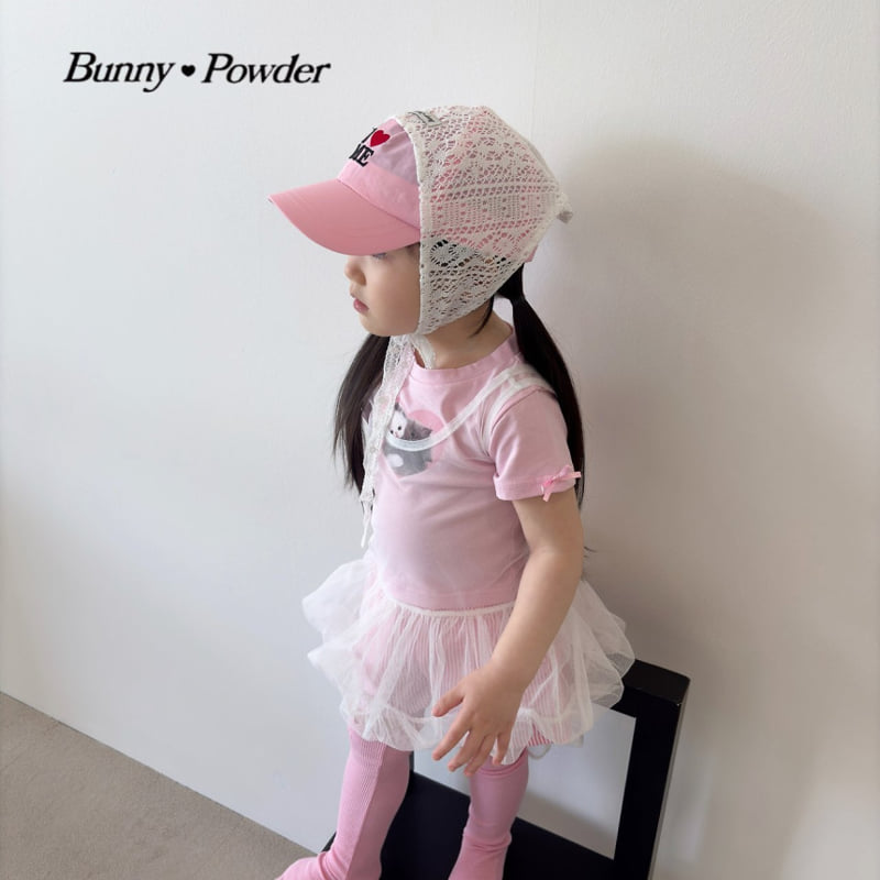 Bunny Powder - Korean Children Fashion - #kidzfashiontrend - Heart Cat Tee - 11