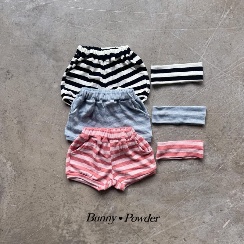Bunny Powder - Korean Children Fashion - #kidzfashiontrend - Stripe Hair Band - 2