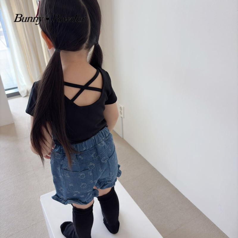Bunny Powder - Korean Children Fashion - #kidzfashiontrend - Ribbon Cubic Tee - 9