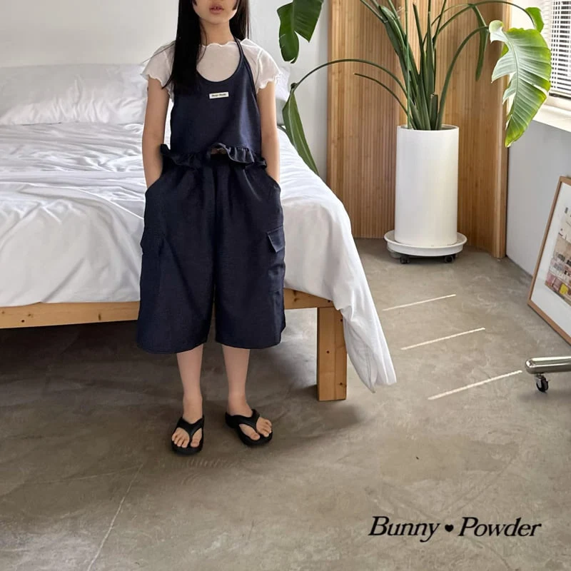 Bunny Powder - Korean Children Fashion - #kidzfashiontrend - Denim Halter Bustier - 12