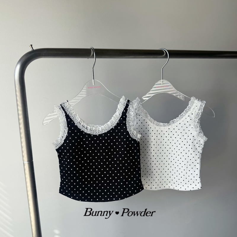Bunny Powder - Korean Children Fashion - #kidzfashiontrend - Lace Tank Sleeveless - 2