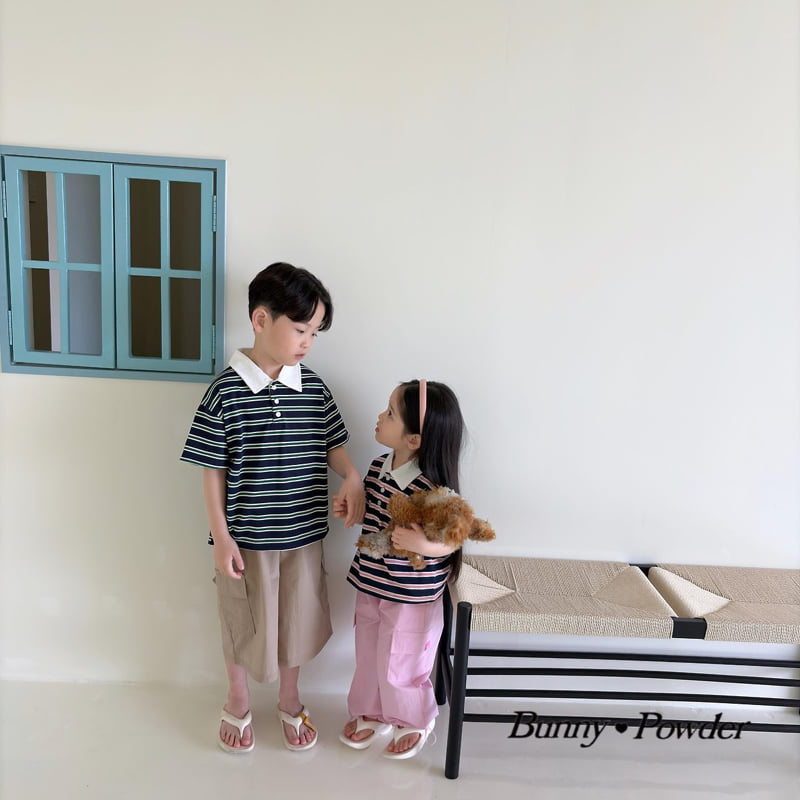 Bunny Powder - Korean Children Fashion - #kidzfashiontrend - Summer Collar Tee - 9