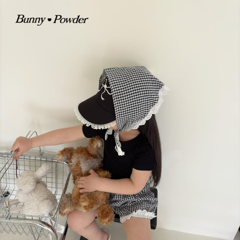 Bunny Powder - Korean Children Fashion - #littlefashionista - Check Bandana - 12