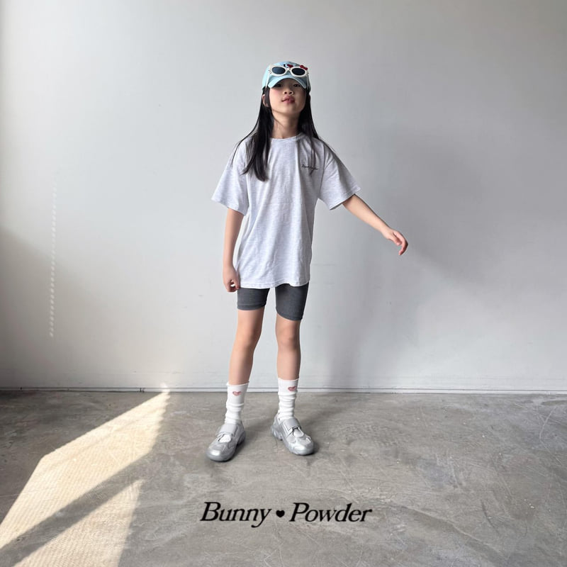 Bunny Powder - Korean Children Fashion - #littlefashionista - Bunny Short Sleeve Tee - 8