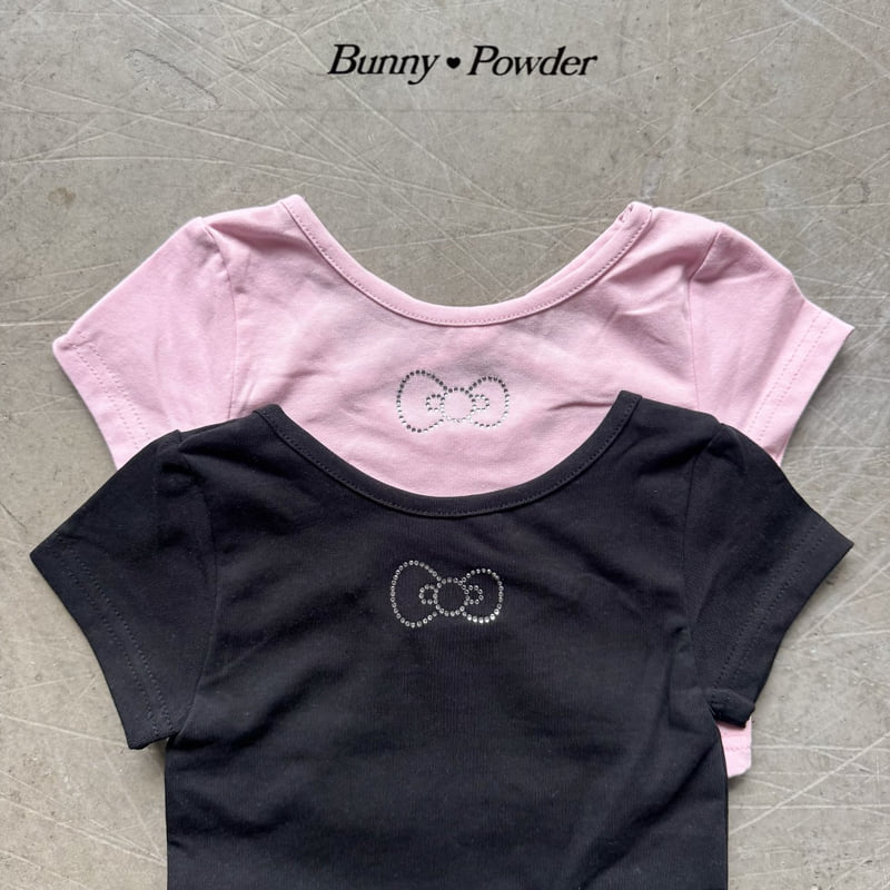 Bunny Powder - Korean Children Fashion - #littlefashionista - Ribbon Cubic Tee - 11