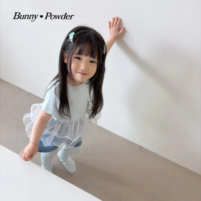 Bunny Powder - Korean Children Fashion - #littlefashionista - Heart Sha Tee - 12