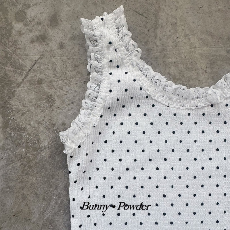 Bunny Powder - Korean Children Fashion - #Kfashion4kids - Lace Tank Sleeveless - 4