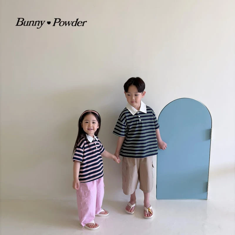 Bunny Powder - Korean Children Fashion - #littlefashionista - Summer Collar Tee - 11