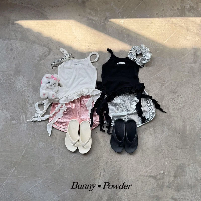Bunny Powder - Korean Children Fashion - #littlefashionista - Glossy Pants - 3