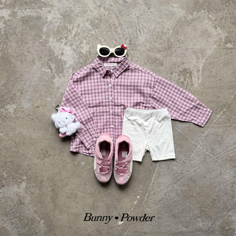 Bunny Powder - Korean Children Fashion - #magicofchildhood - Milk Check Shirt - 5