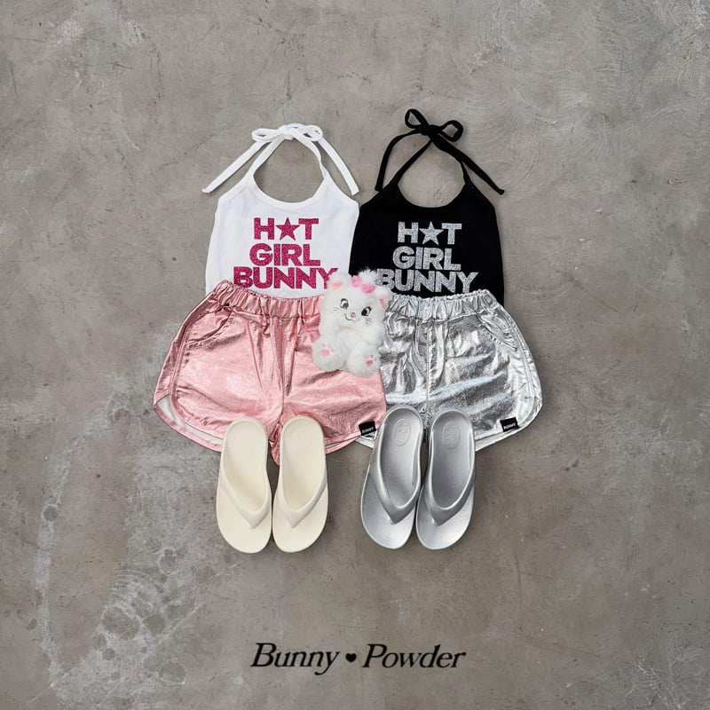 Bunny Powder - Korean Children Fashion - #littlefashionista - Glossy Pants - 4