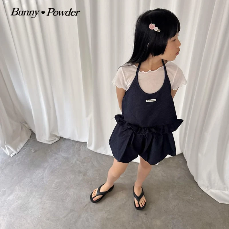 Bunny Powder - Korean Children Fashion - #minifashionista - Denim Halter Bustier - 2