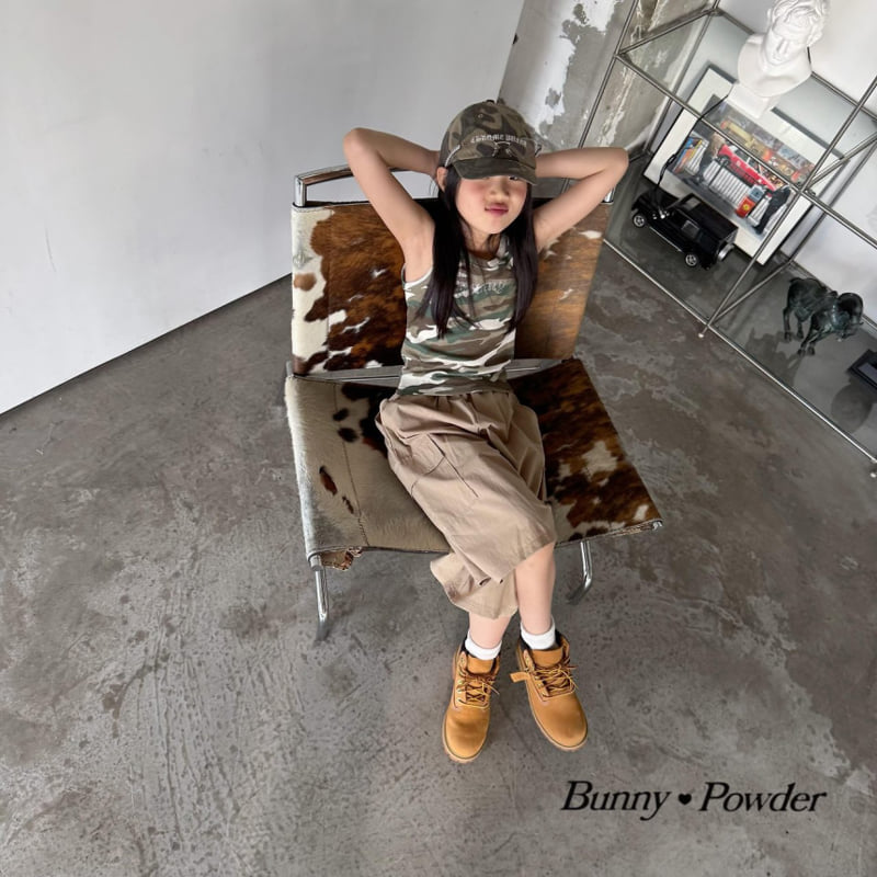 Bunny Powder - Korean Children Fashion - #minifashionista - Military Sleeveless - 12