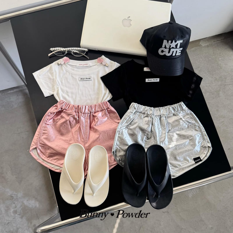 Bunny Powder - Korean Children Fashion - #minifashionista - Glossy Pants - 5