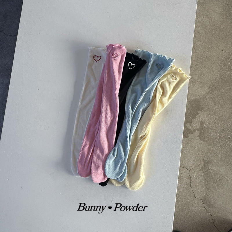Bunny Powder - Korean Children Fashion - #minifashionista - Heart Knee Socks - 4