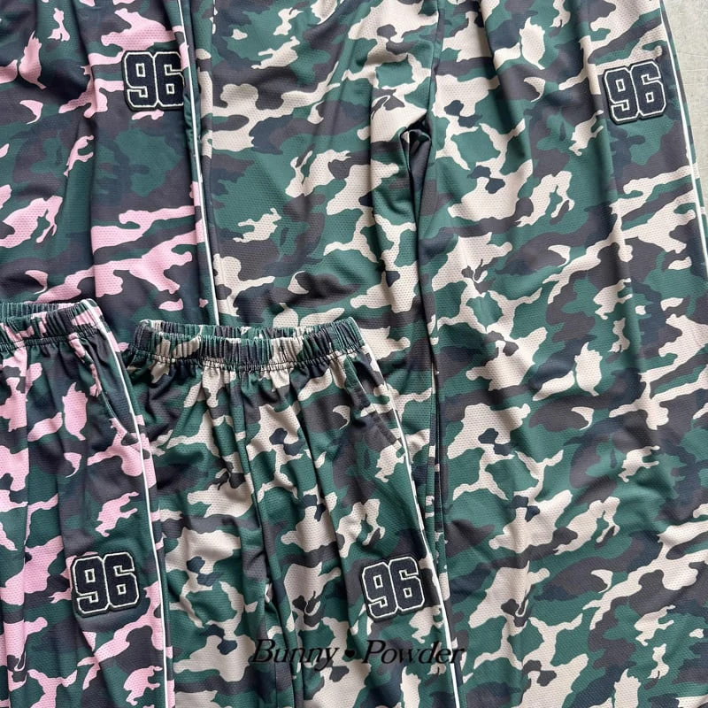 Bunny Powder - Korean Children Fashion - #prettylittlegirls - Camo Mesh Pants - 5
