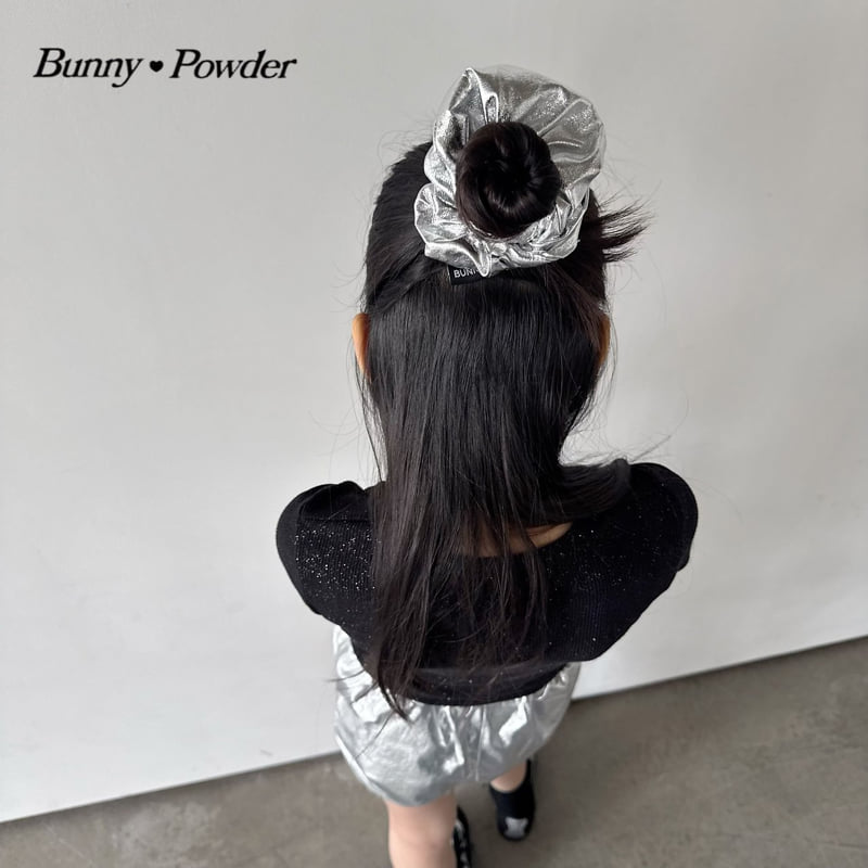 Bunny Powder - Korean Children Fashion - #prettylittlegirls - Glossy Scrunchie - 12