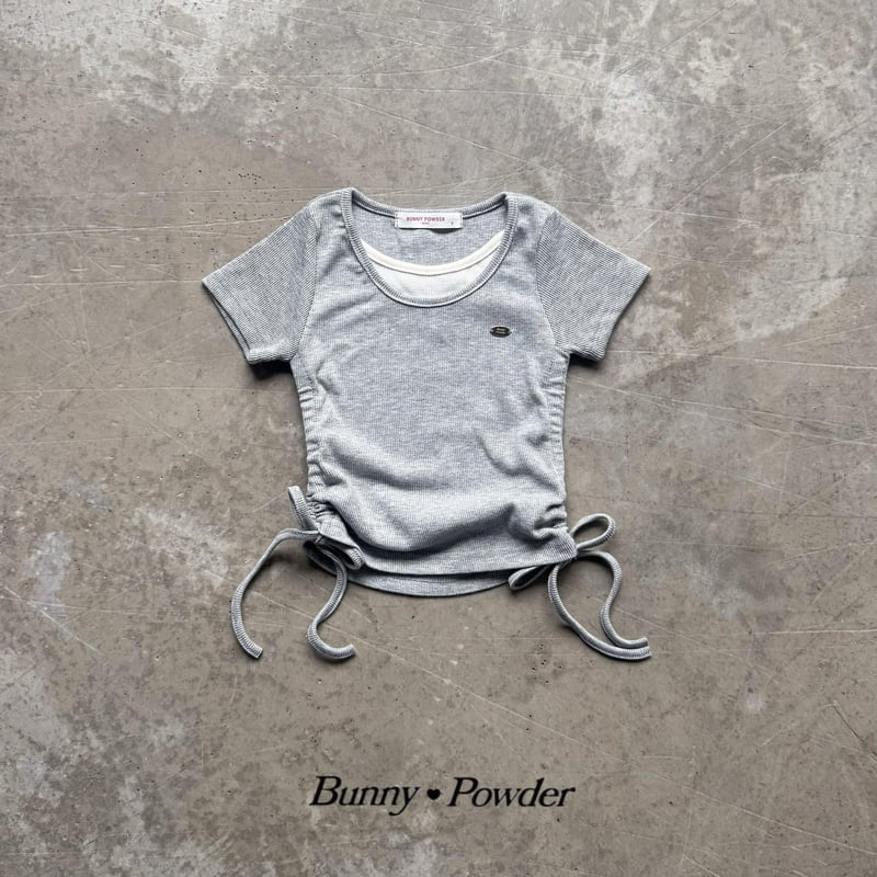 Bunny Powder - Korean Children Fashion - #prettylittlegirls - Shirring Layered Tee - 3