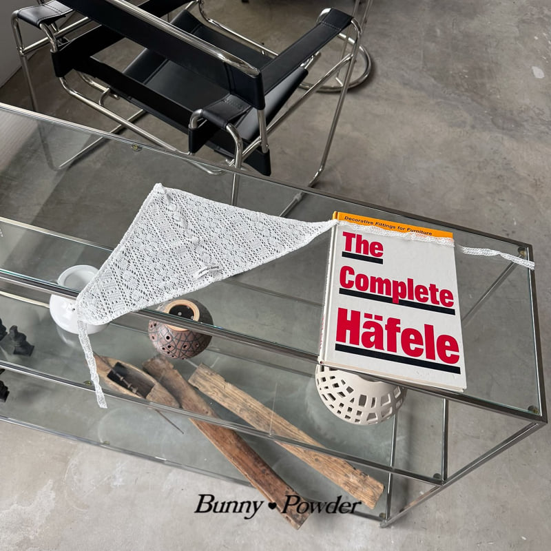 Bunny Powder - Korean Children Fashion - #prettylittlegirls - Lace Bandana - 3