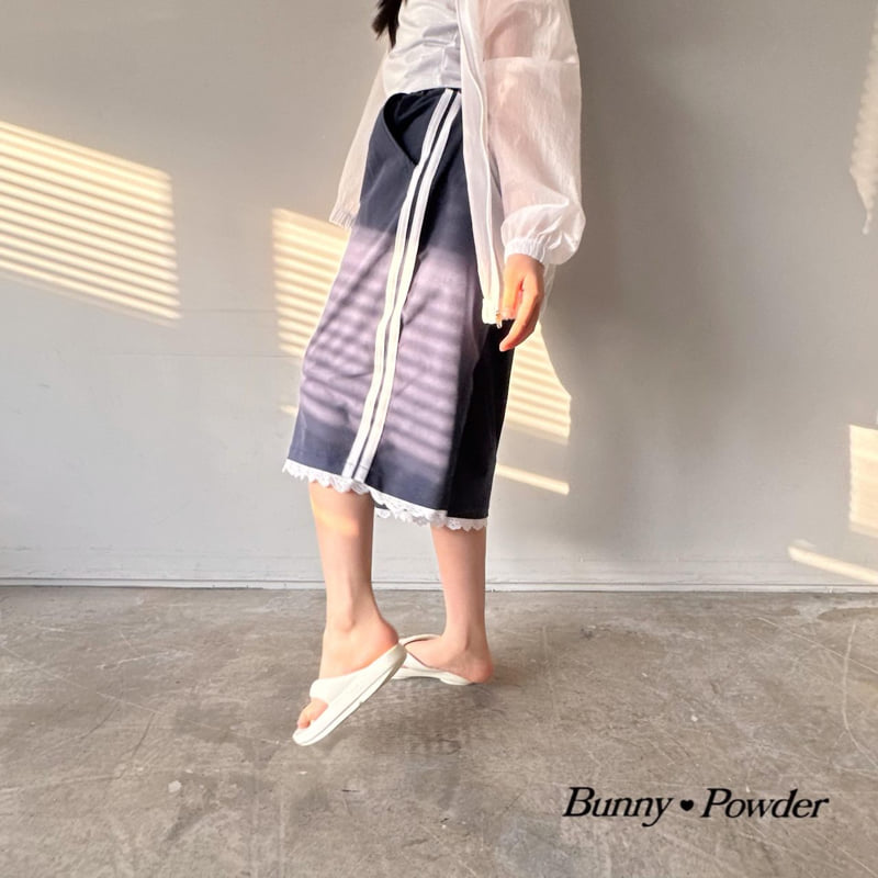 Bunny Powder - Korean Children Fashion - #prettylittlegirls - Lace Track Pants - 8