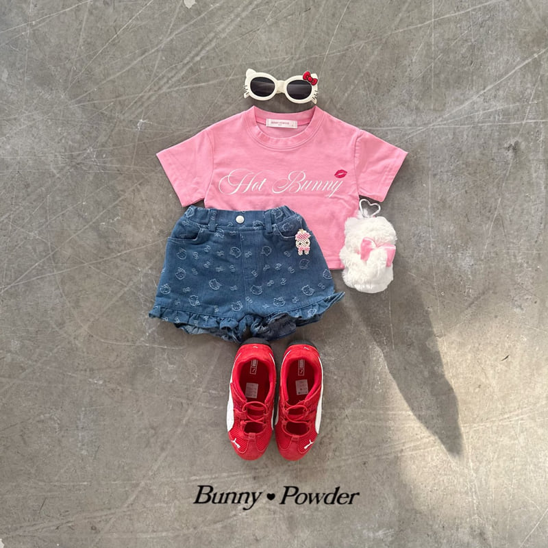 Bunny Powder - Korean Children Fashion - #stylishchildhood - Lips Tee - 5